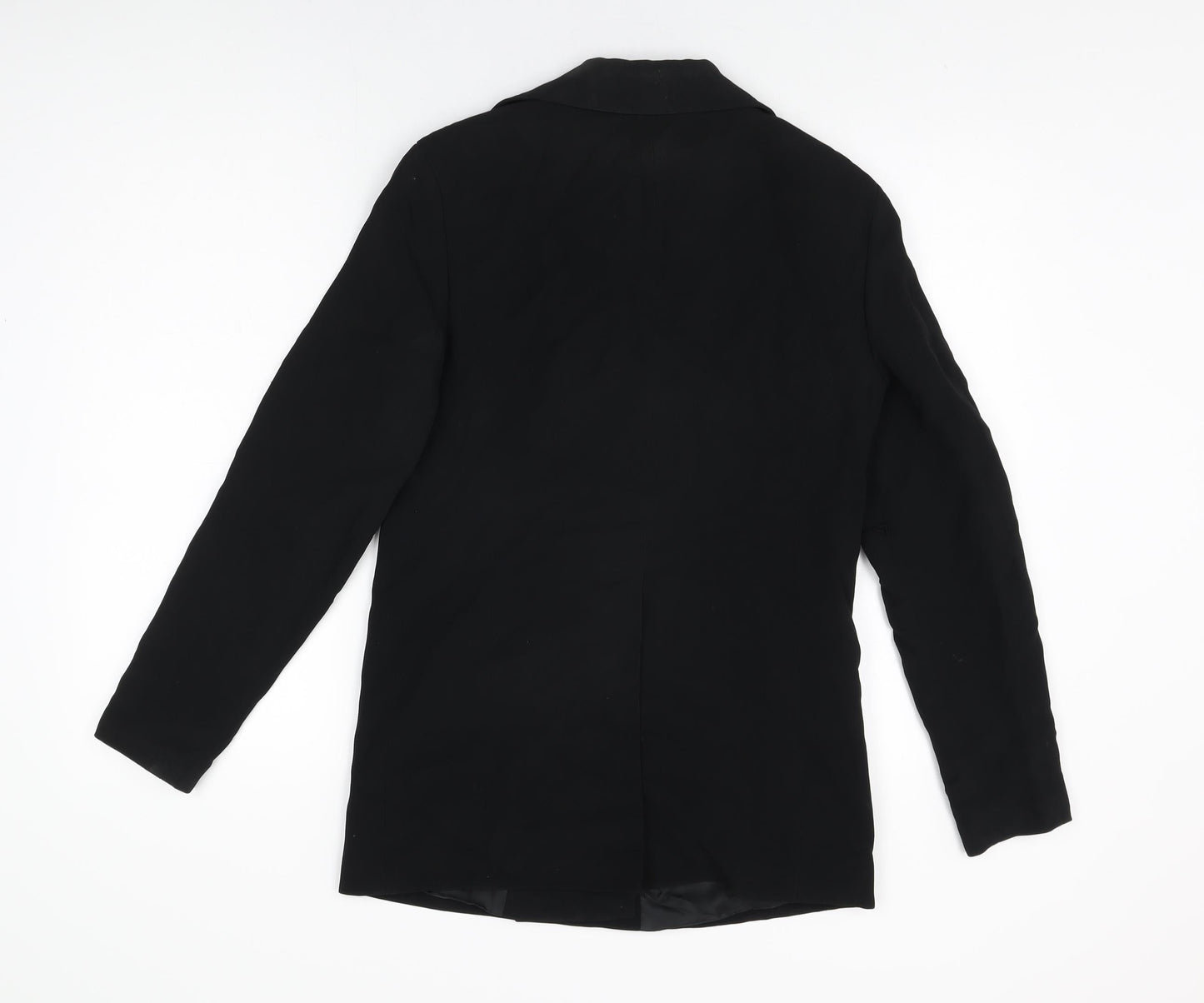 Episode Womens Black Jacket Coat Size 4 Button