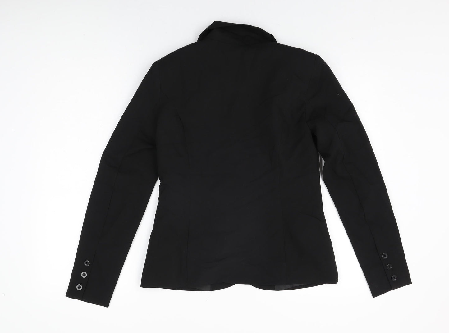 Fransa Womens Black Jacket Blazer Size 6 Button