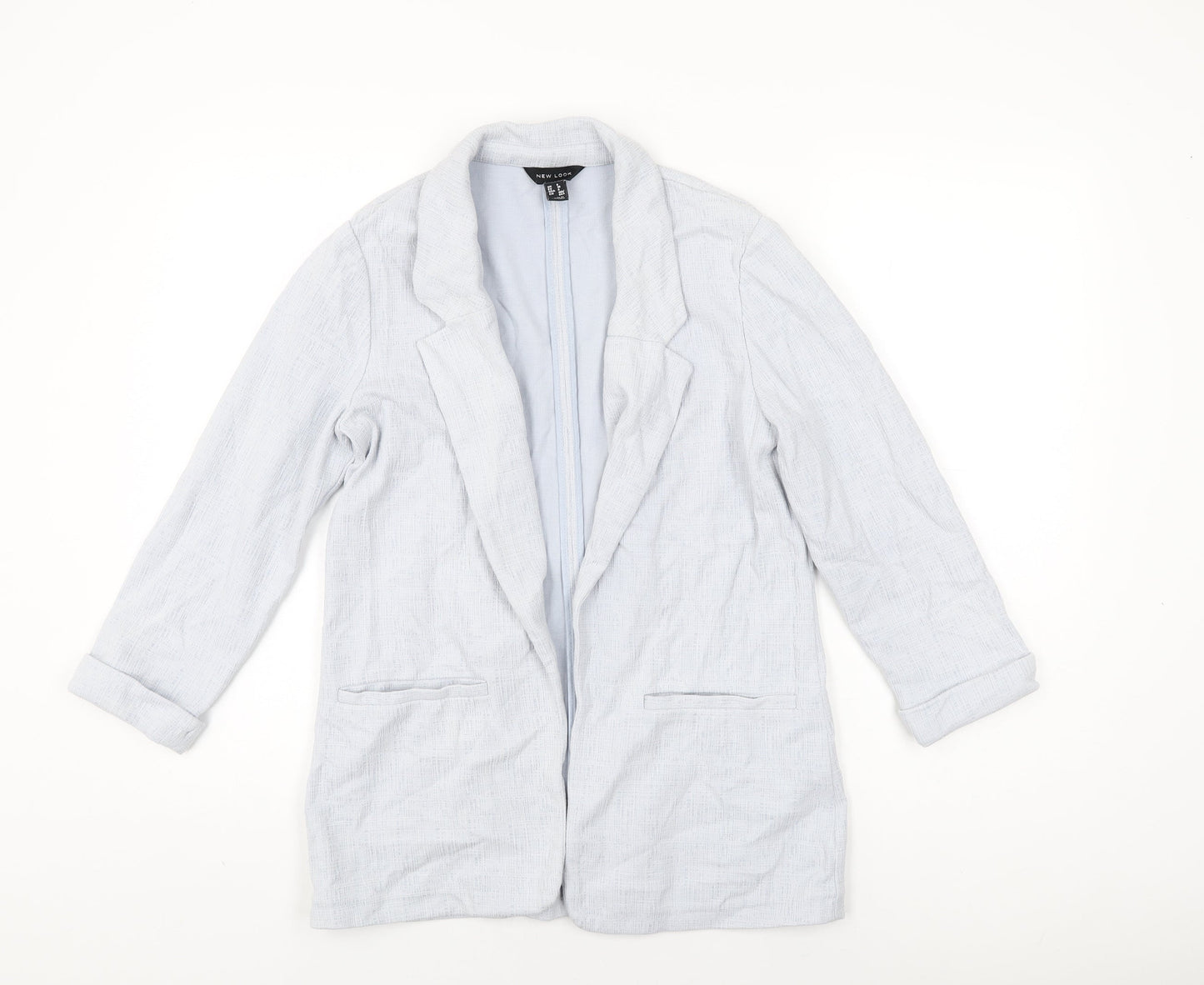 New Look Womens Blue Jacket Blazer Size 8