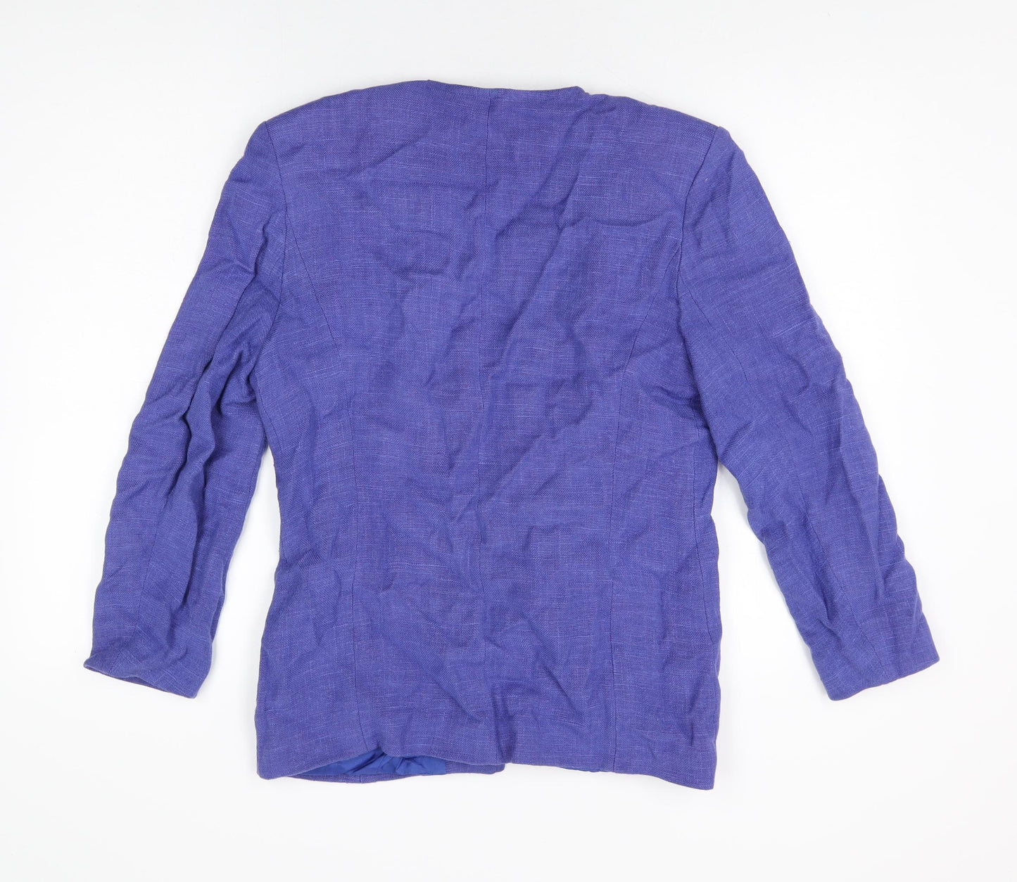 Libra Womens Blue Jacket Size 12 Button