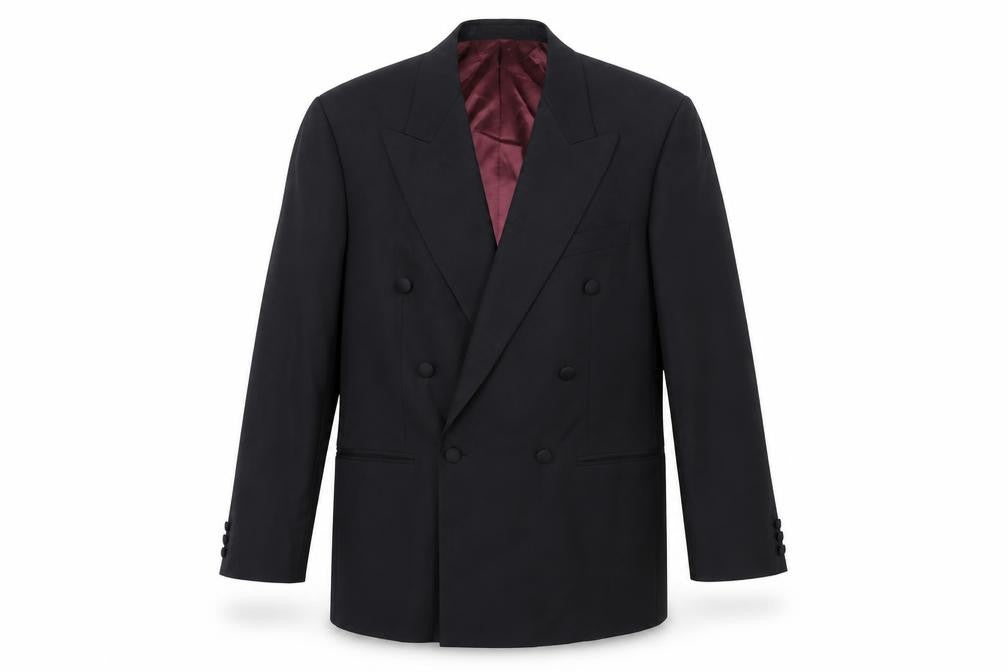 Marks & Spencer Mens Black Polyester Jacket Suit Jacket Size 38 Regular