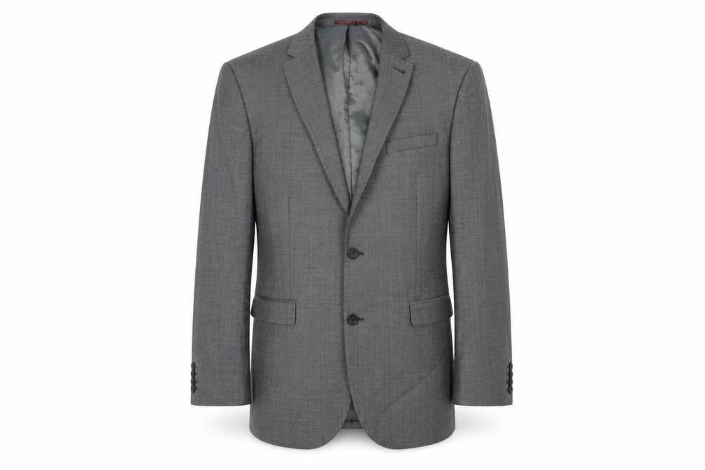 NEXT Mens Grey Polyester Jacket Suit Jacket Size 42 Regular