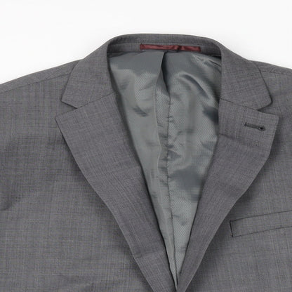 Next Mens Grey Polyester Jacket Suit Jacket Size 42 Regular