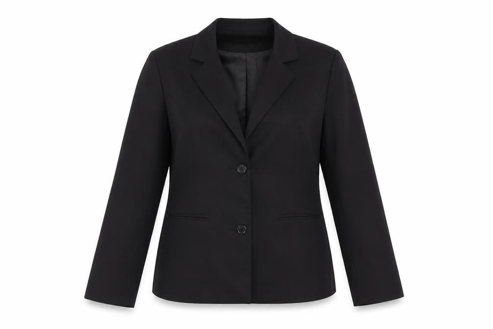 Peace Womens Black Jacket Blazer Size 10 Button