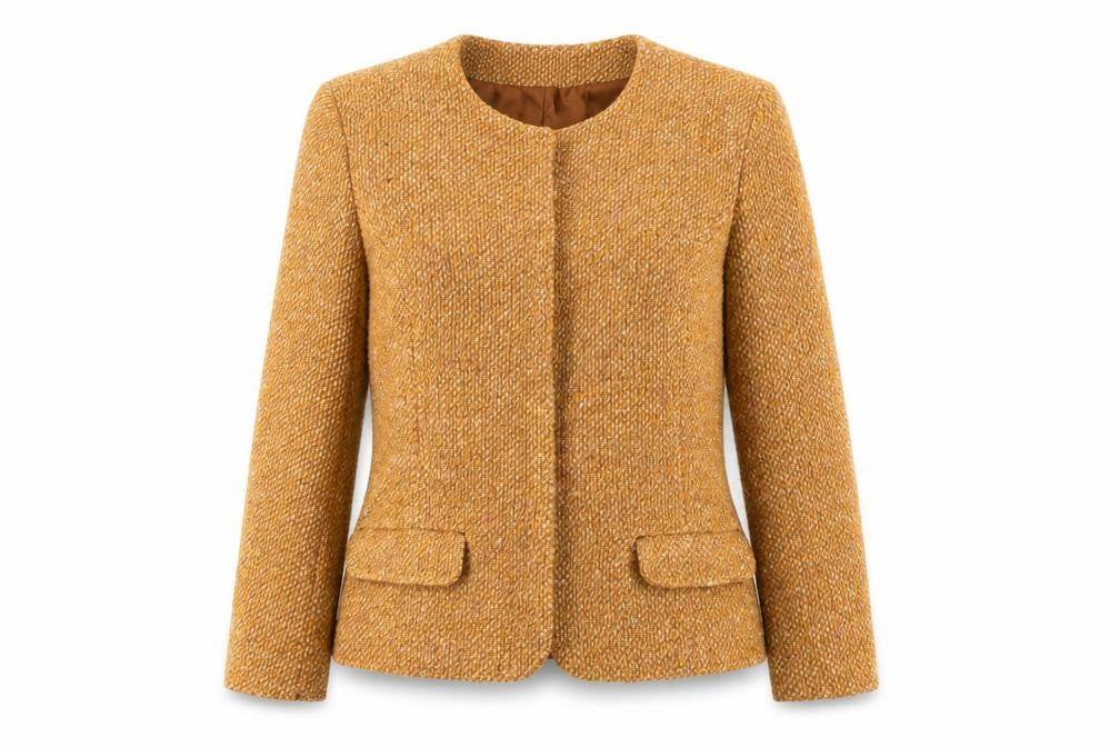 Laura Belmont Womens Orange Jacket Size 14 Hook & Eye