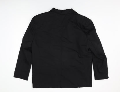 Collusion Womens Black Jacket Blazer Size 14 Button