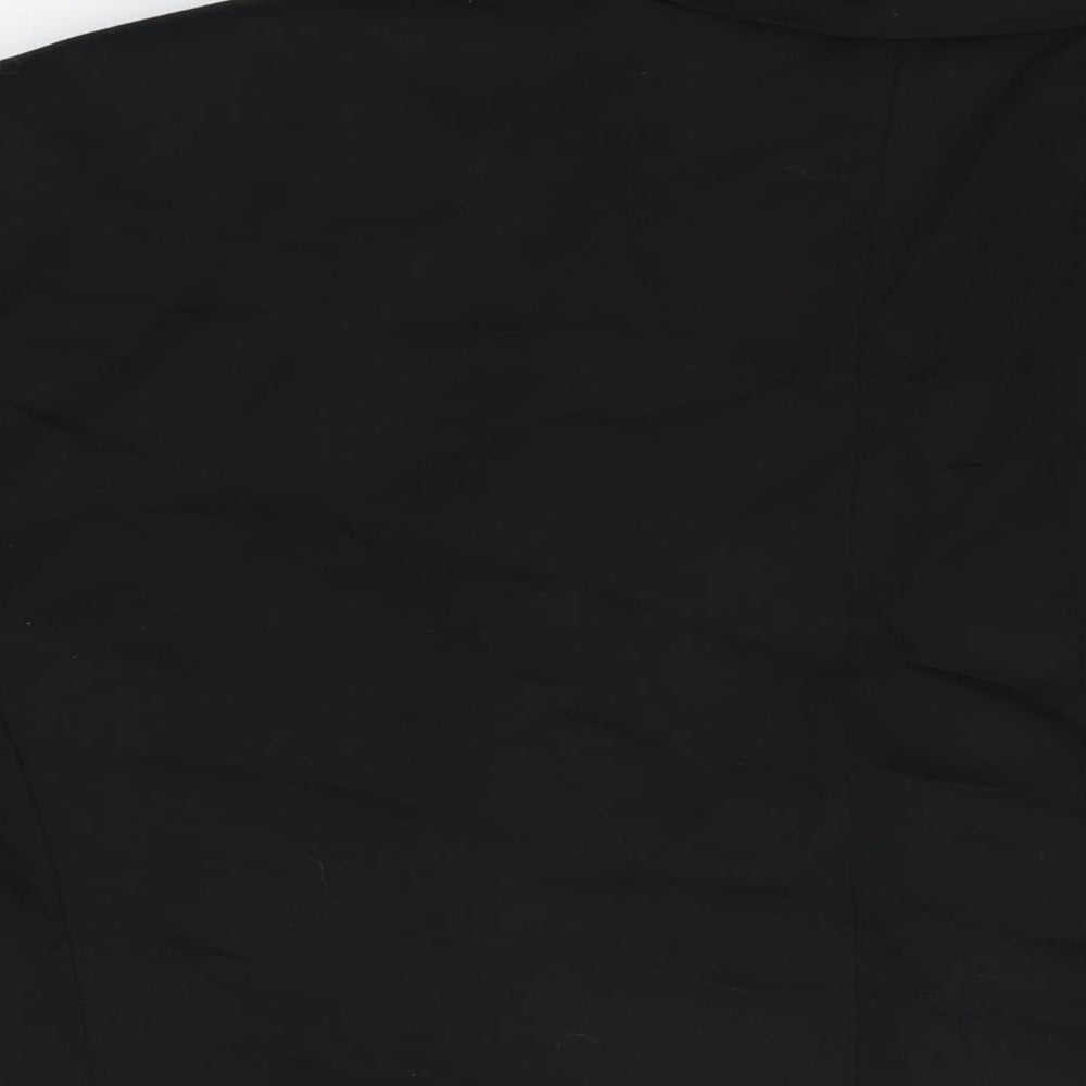 COLLUSION Womens Black Jacket Blazer Size 14 Button