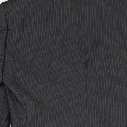 Next Mens Grey Polyester Jacket Suit Jacket Size 38 Regular