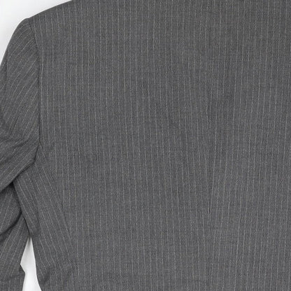 Next Mens Grey Polyester Jacket Suit Jacket Size 36 Regular