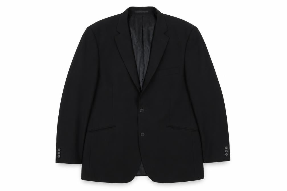 Evolution Mens Black Polyester Jacket Suit Jacket Size 44 Regular