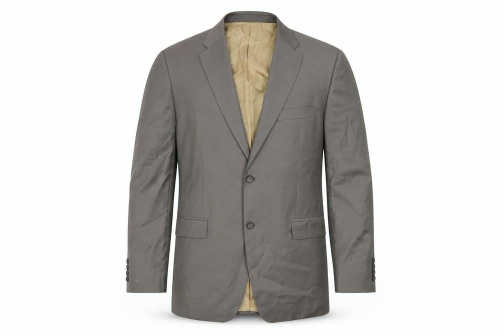Marks & Spencer Mens Grey Wool Jacket Suit Jacket Size 44 Regular
