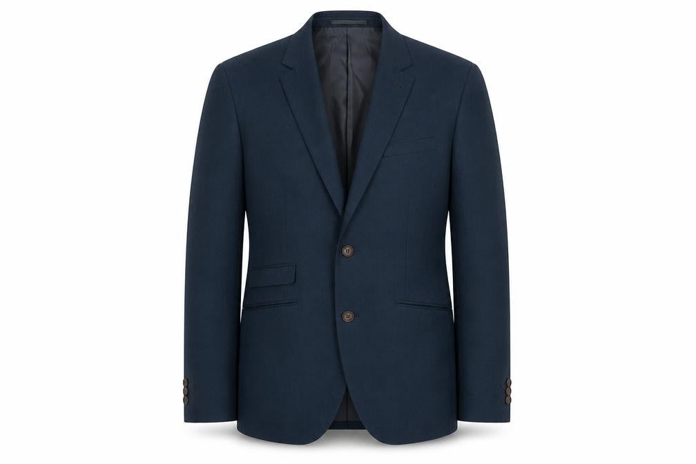 NEXT Mens Blue Polyester Jacket Suit Jacket Size 36 Regular