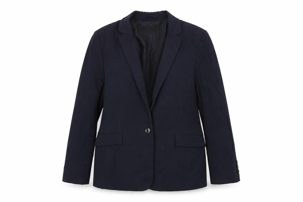 NEXT Womens Blue Polyester Jacket Blazer Size 16
