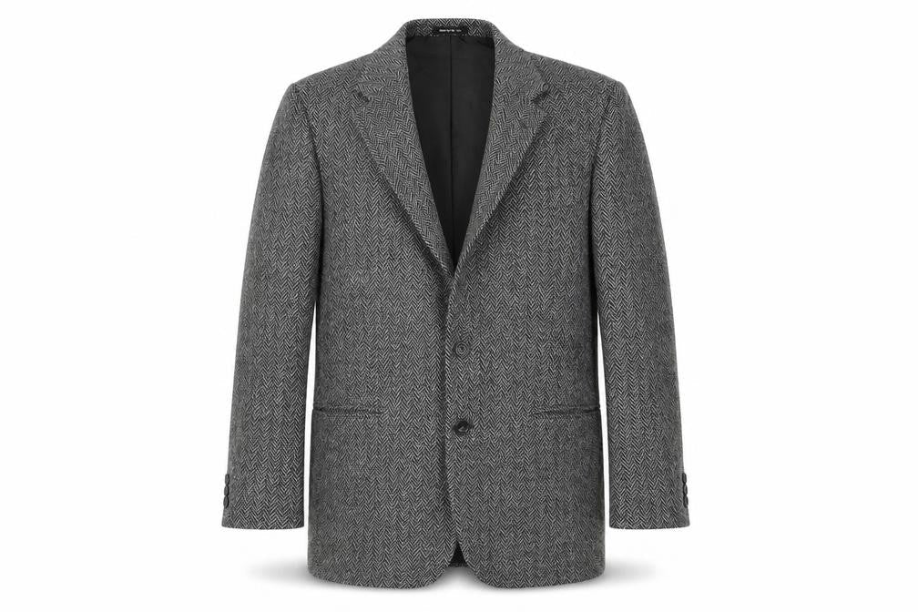 St Michael Mens Grey Wool Jacket Suit Jacket Size 42 Regular