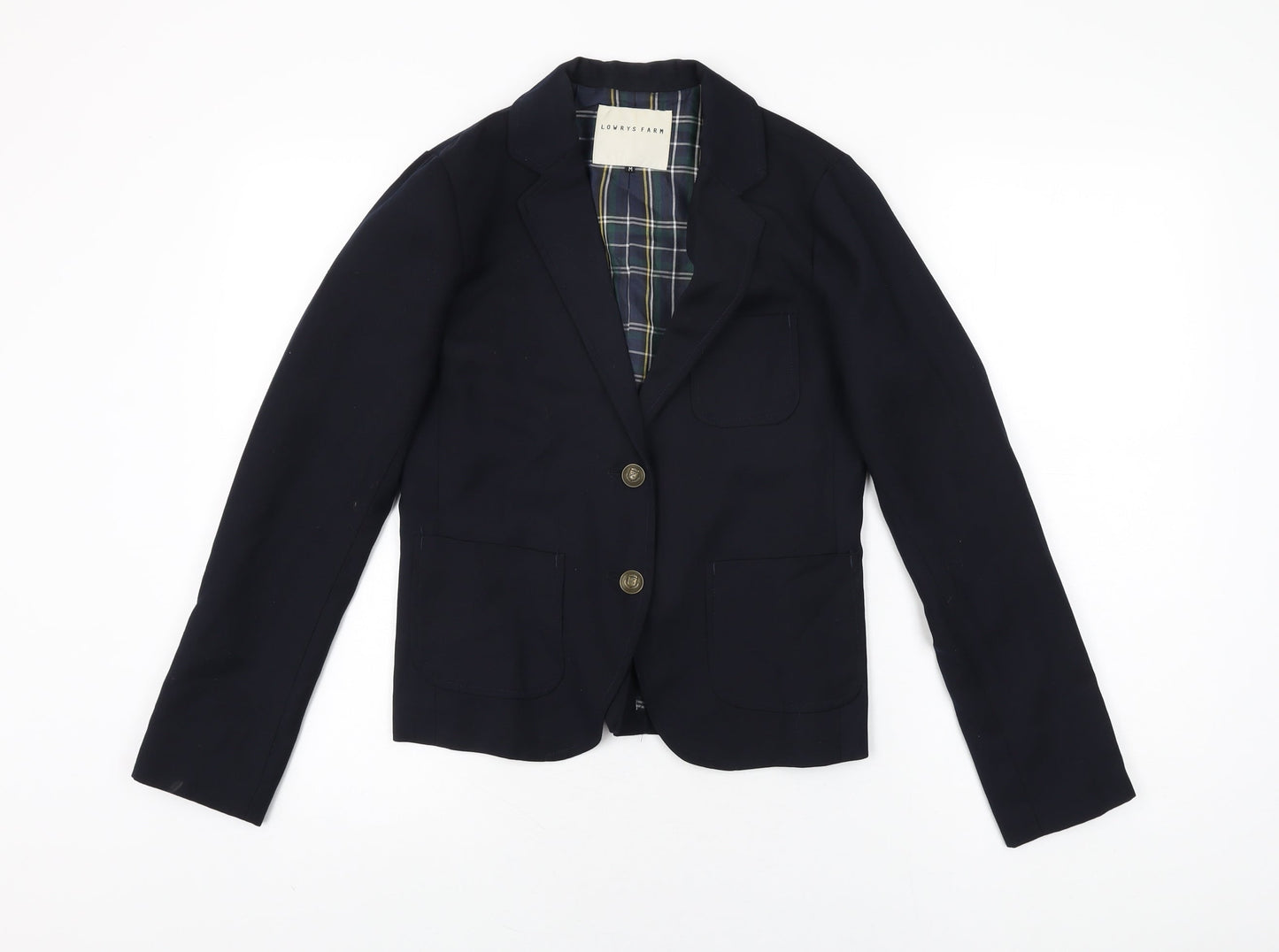 Lowrys Farm Boys Blue Jacket Blazer Size M Button