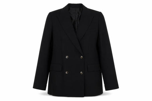 Marks & Spencer Womens Black Polyester Jacket Suit Jacket Size 12