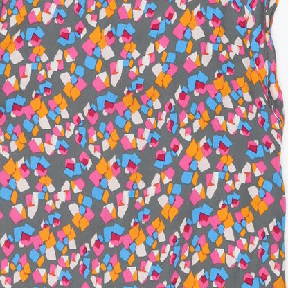 Vero Moda Womens Multicoloured Geometric Polyester Shift Size S Round Neck Pullover