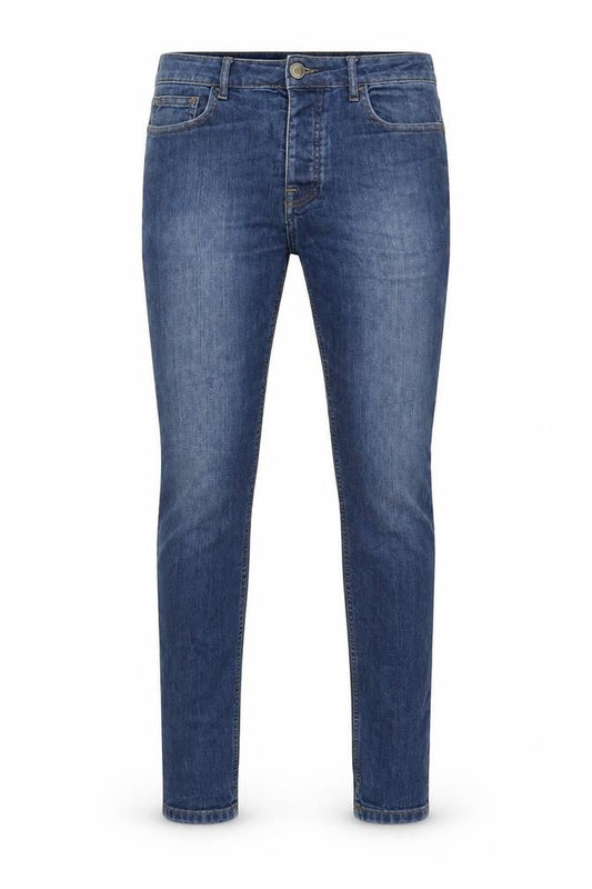 Denim & Co. Mens Blue Cotton Skinny Jeans Size 34 in L34 in Regular Zip
