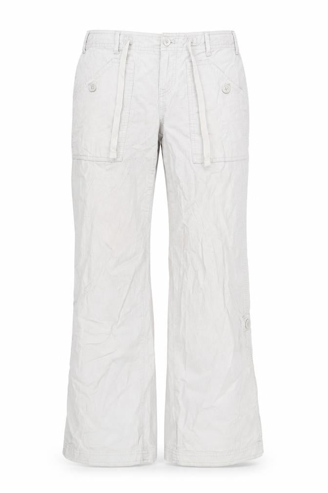 Gap Womens Grey Cotton Trousers Size 6 L30 in Regular Zip