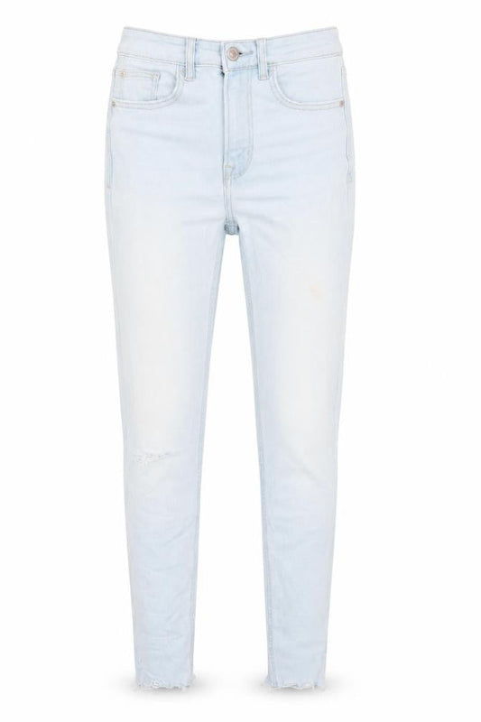 Stradivarius Womens Blue Cotton Skinny Jeans Size 6 L28 in Regular Zip