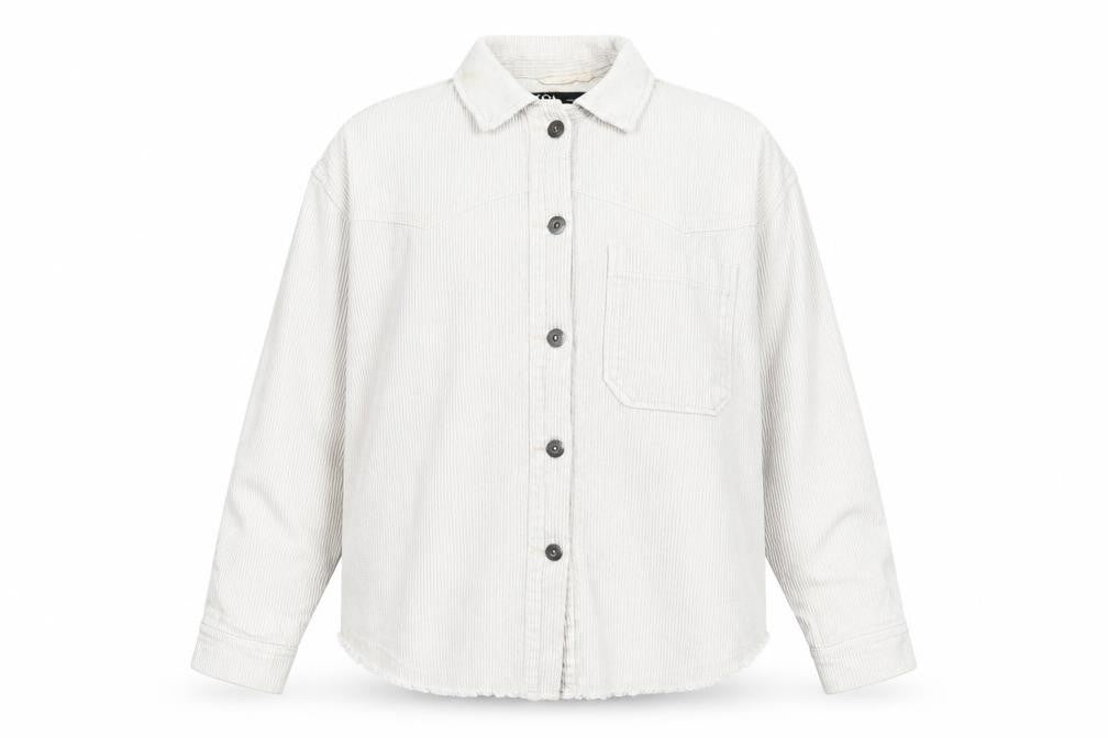 Zara Womens Ivory Cotton Basic Button-Up Size XS Collared