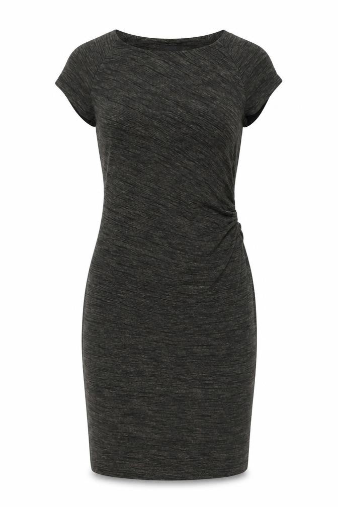 Autograph Womens Green Viscose Bodycon Size 8 Round Neck Pullover
