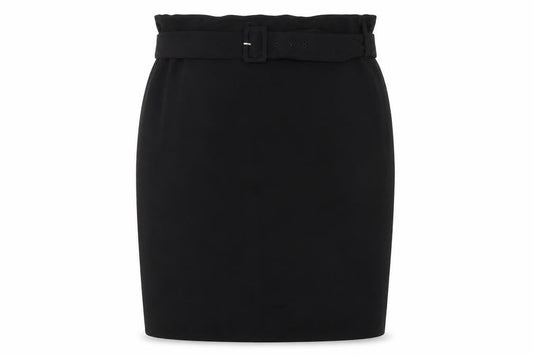 Marks & Spencer Womens Black Polyester Straight & Pencil Skirt Size 20 Zip