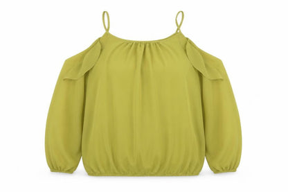 Star Womens Green Polyester Basic Blouse Size 20 Round Neck
