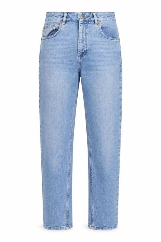 ASOS Womens Blue Cotton Straight Jeans Size 28 in L30 in Regular Zip