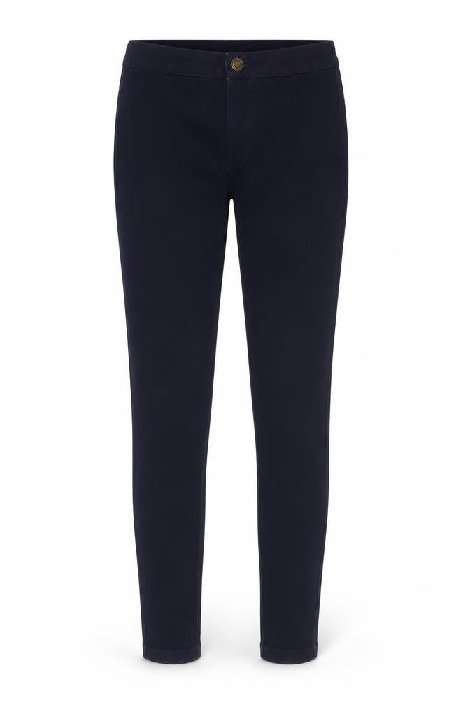Marks & Spencer Womens Blue Cotton Skinny Jeans Size 10 L31 in Regular Zip