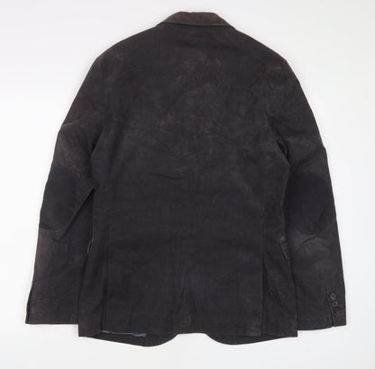 celio* Mens Brown Cotton Jacket Suit Jacket Size 36 Regular