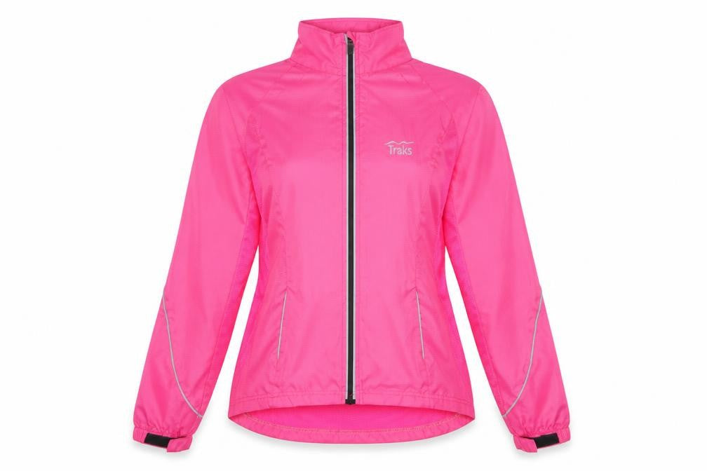 Beverly Hills Womens Pink Jacket Size 10 Zip - Breathable