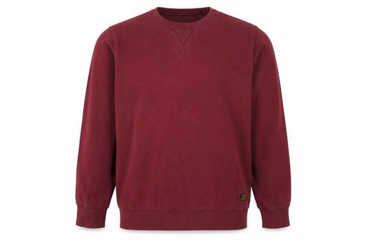 H&M Mens Red Cotton Pullover Sweatshirt Size L