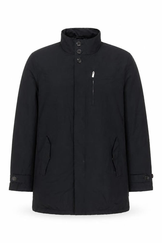 Dressmann Mens Black Jacket Size L Zip