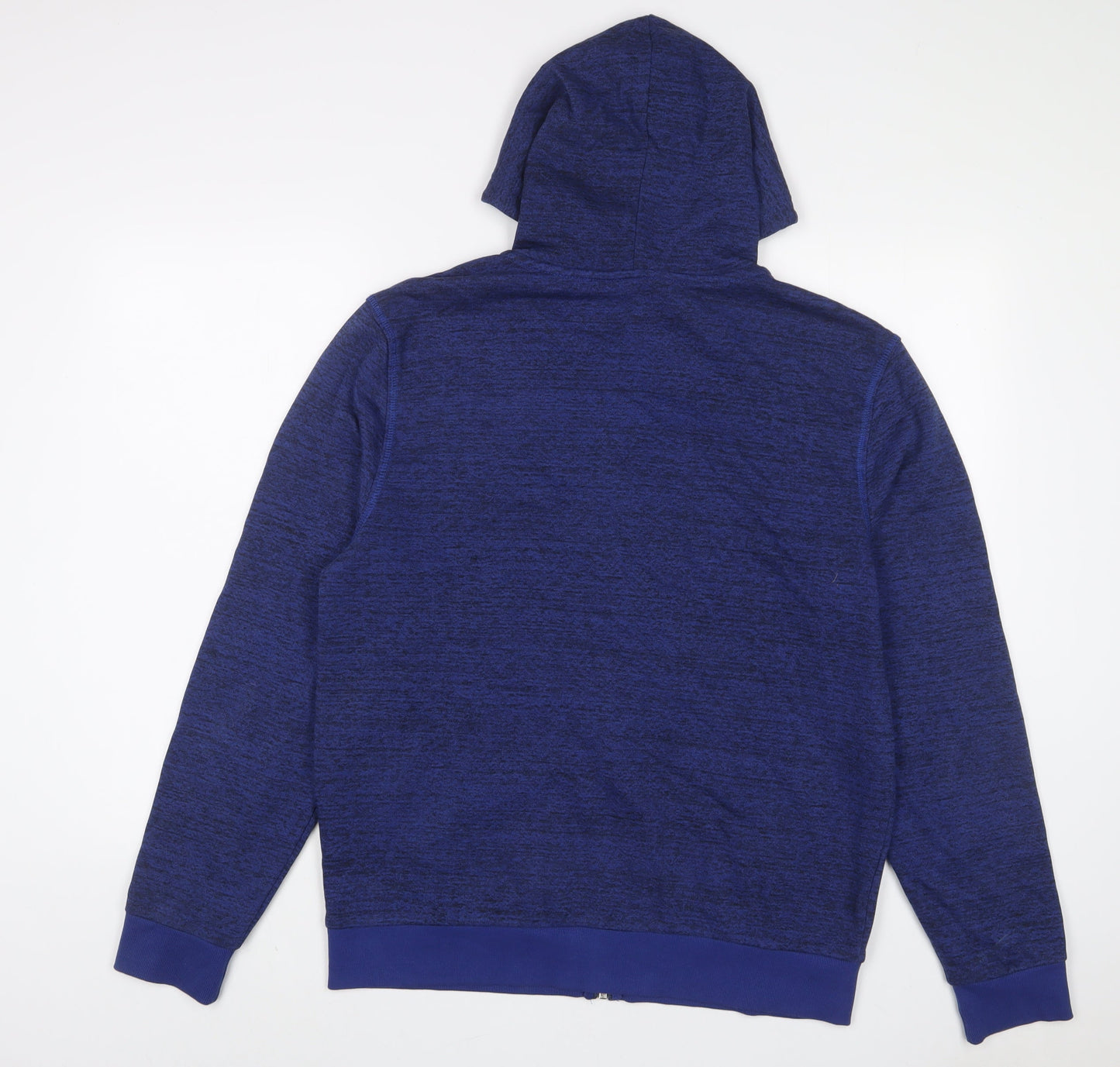 C&A Mens Blue Cotton Full Zip Hoodie Size L
