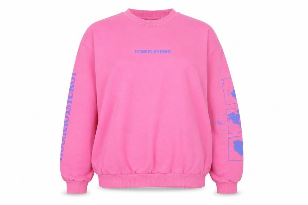 ASOS Womens Pink Cotton Pullover Sweatshirt Size XS Pullover