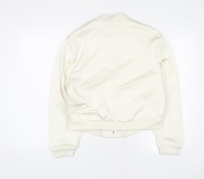 Marks & Spencer Womens Ivory Jacket Size 12 Snap