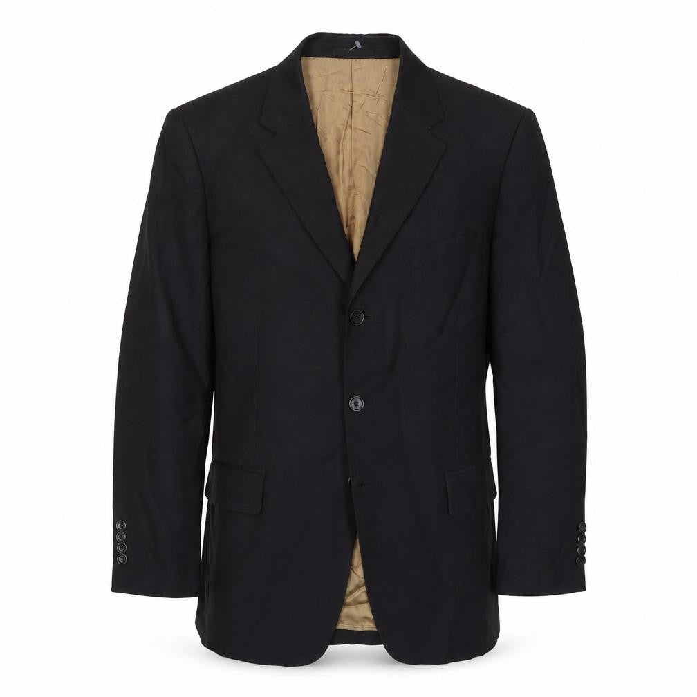 Racing Green Mens Grey Wool Jacket Suit Jacket Size 40 Regular