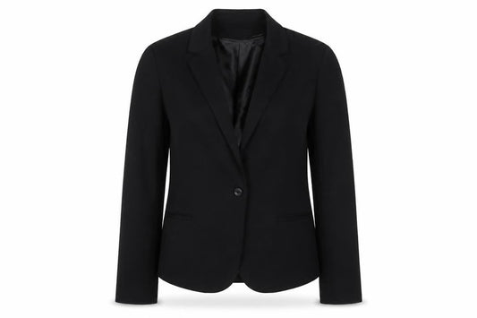 New Look Womens Black Jacket Blazer Size 18 Button