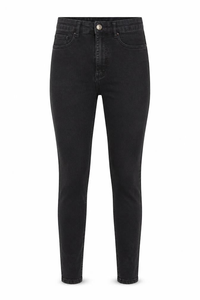 Zara Womens Black Cotton Skinny Jeans Size 8 L28 in Regular Button