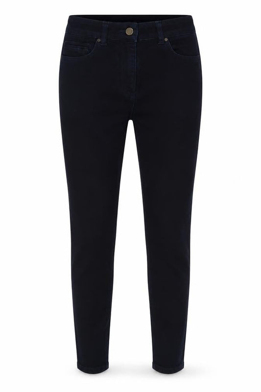 Coast Womens Blue Cotton Tapered Jeans Size 8 L29 in Regular Button