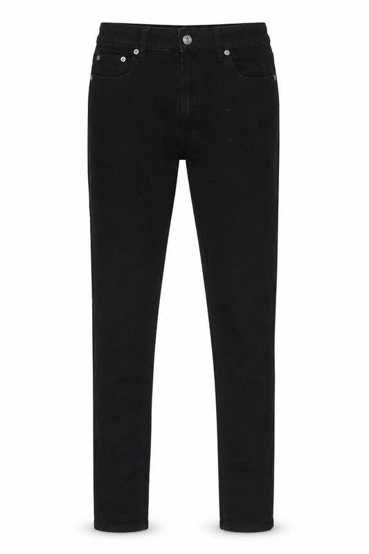 ASOS Mens Black Cotton Skinny Jeans Size 30 in L29 in Regular Button