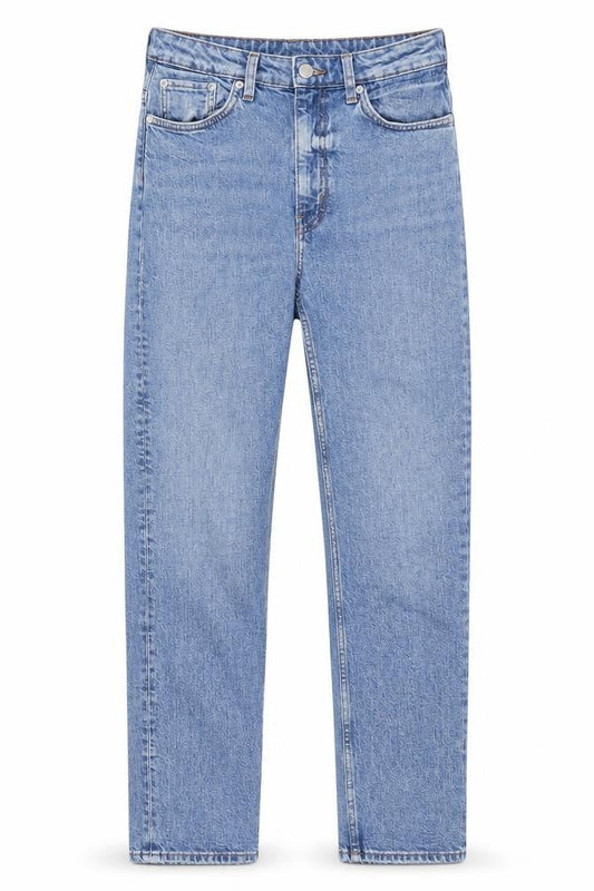 Case Womens Blue Cotton Blend Straight Jeans Size 29 in L28 in Regular Zip