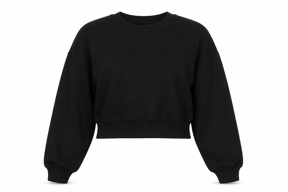 Divided by H&M Womens Black Cotton Pullover Sweatshirt Size M Pullover