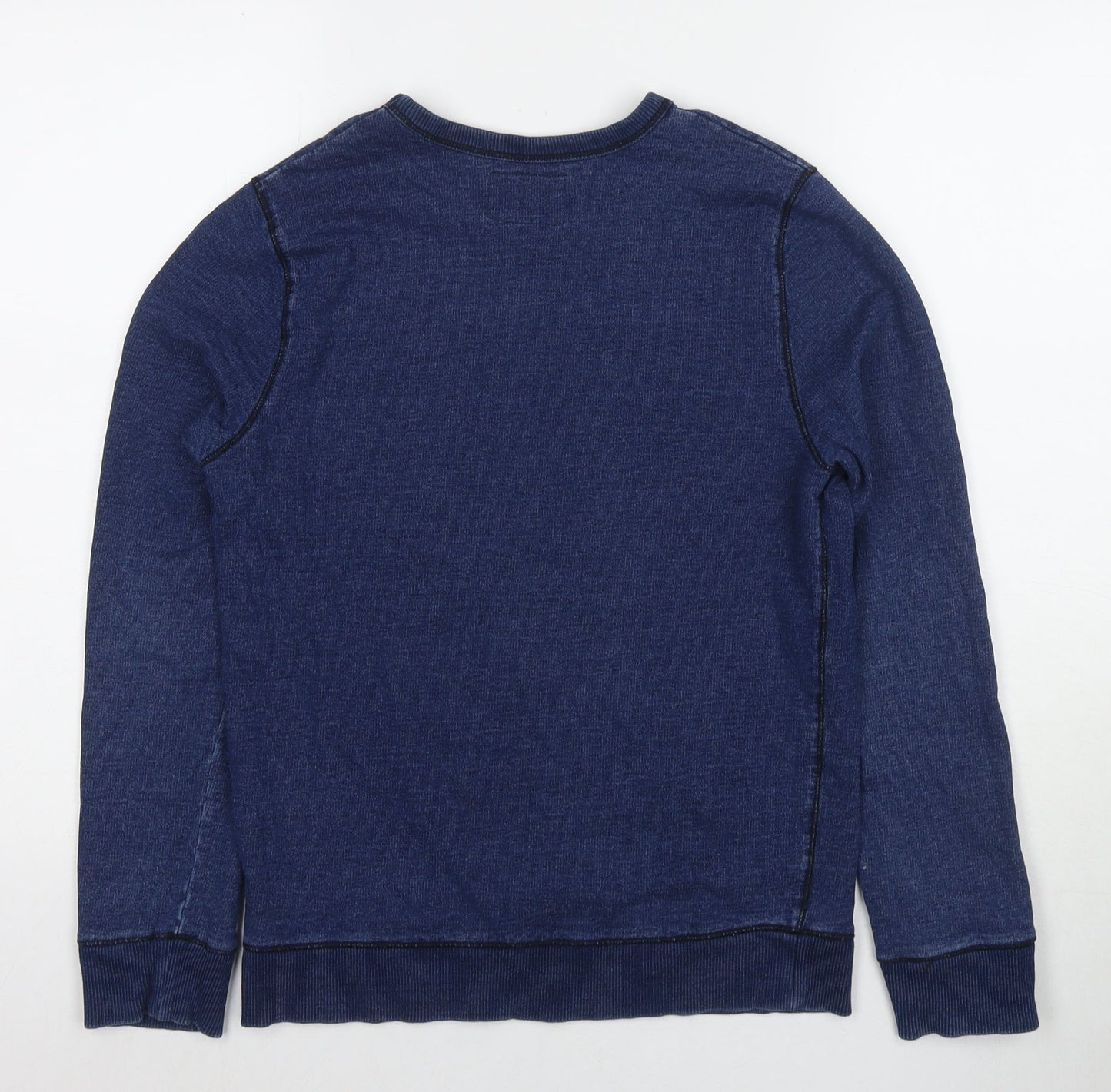 NEXT Boys Blue Cotton Pullover Sweatshirt Size 13 Years Pullover