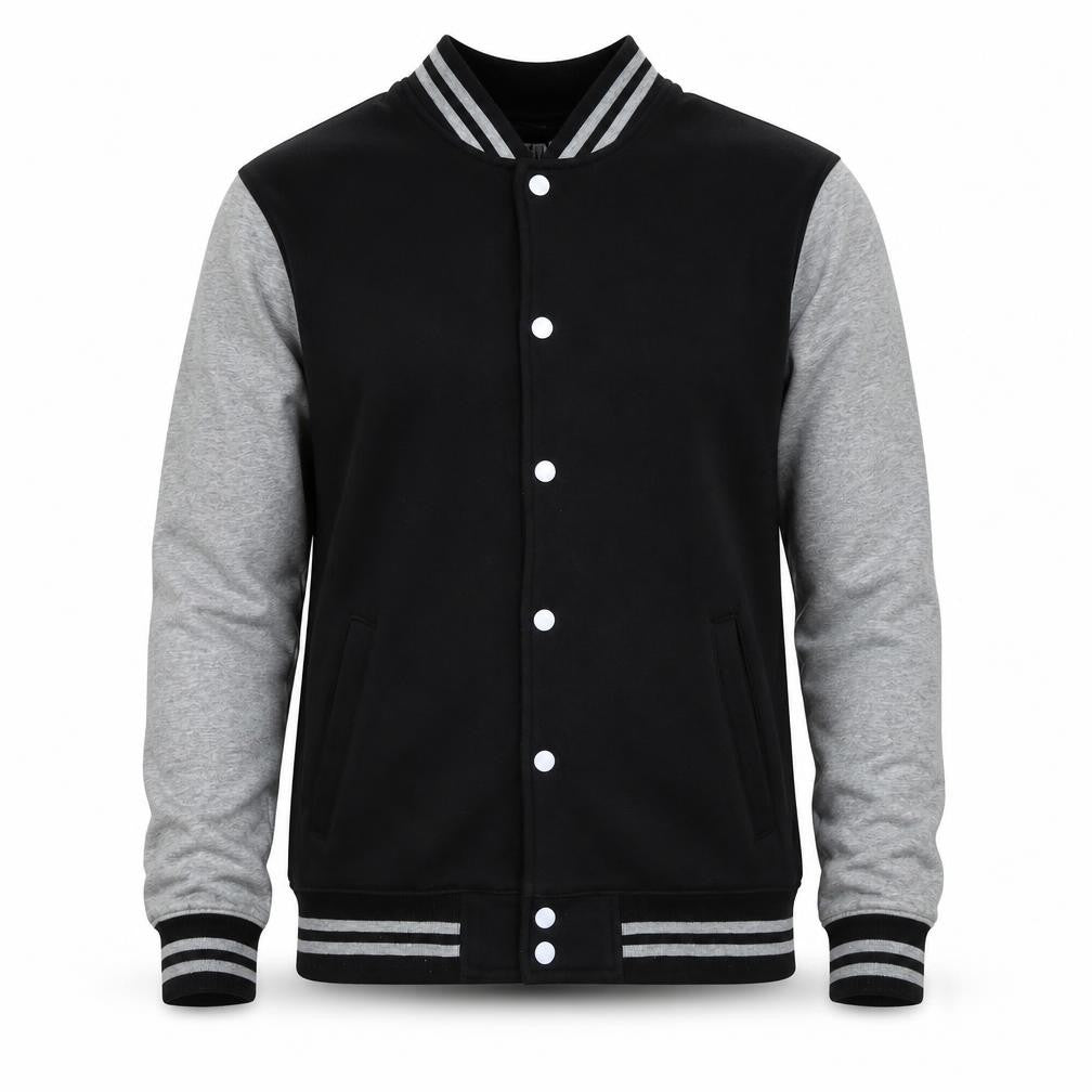 Impericon Mens Black Varsity Jacket Jacket Size M Snap