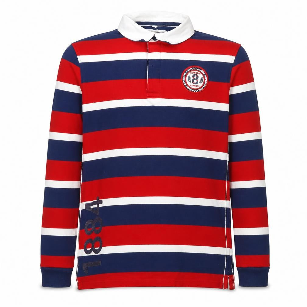 Marks & Spencer Boys Multicoloured Striped Cotton Pullover Sweatshirt Size 13-14 Years Pullover