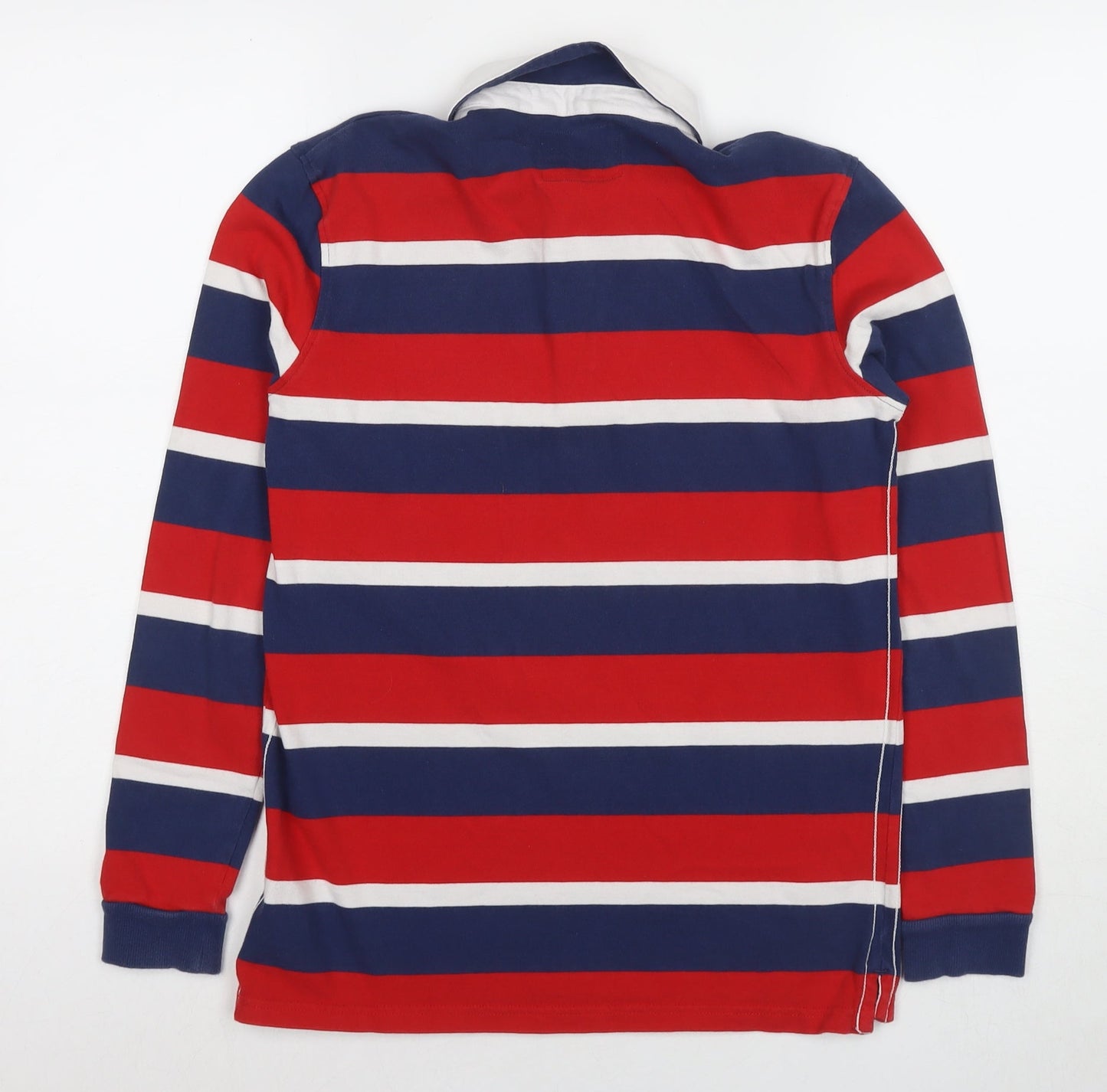 Marks and Spencer Boys Multicoloured Striped Cotton Pullover Sweatshirt Size 13-14 Years Pullover