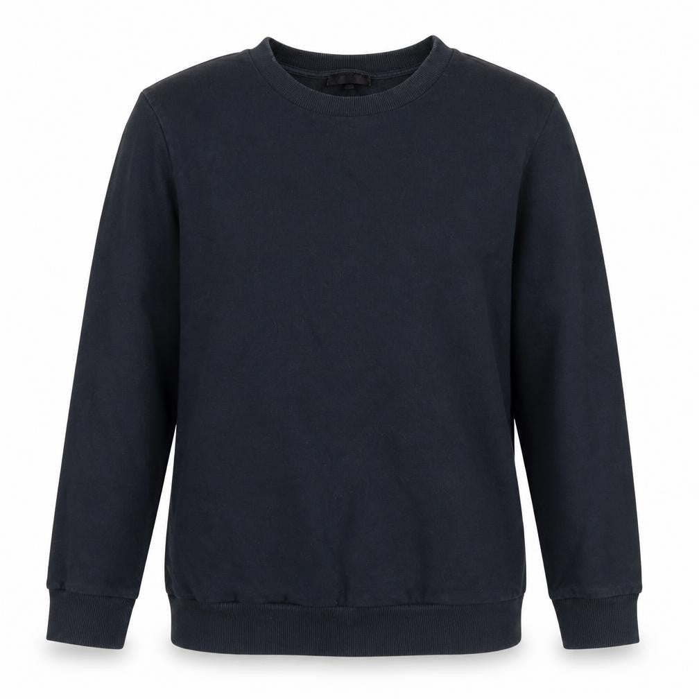 New Look Womens Blue Cotton Pullover Sweatshirt Size 8 Pullover