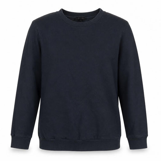 New Look Womens Blue Cotton Pullover Sweatshirt Size 8 Pullover